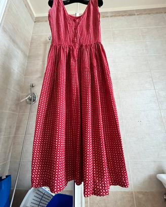 Abito rosso viscosa tg M marchio PSG