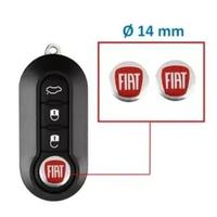 Adesivo logo fregio chiave telecomando fiat 14mm