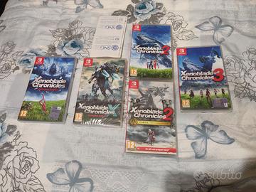 Xenoblade Chronicles 1 , 2 +Torna , 3 , X
