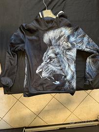 felpa stampa leone M