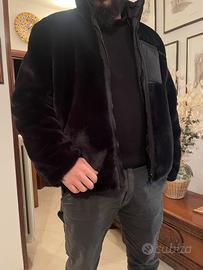 Giacca/pellicciotto uomo nero ASOS - taglia L