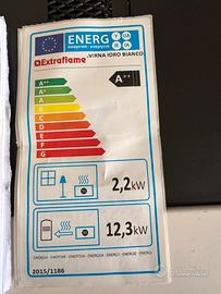 Stufa pellet virna idro extraflame