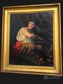 Antico Dipinto Bacco