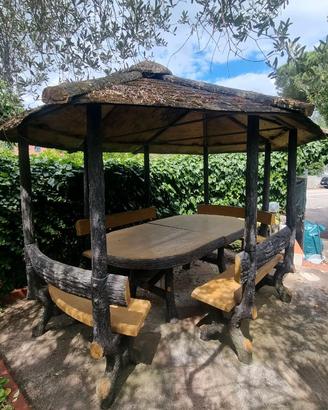 gazebo in cemento armato