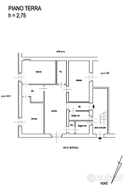 Appartamento piano terra 95mq