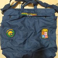 Borsa tracolla porta casco patch toppe MARINA MIL