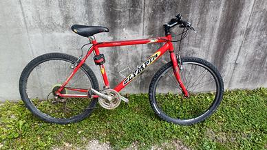 bicicletta 26" con seggiolino