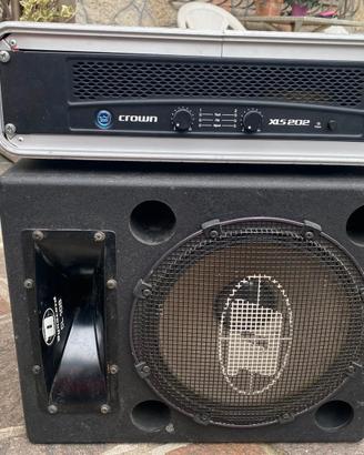 impianto Dynacord + finale crown