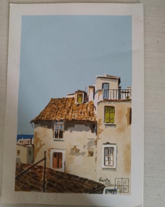 Serigrafia a 20 colori di Aldo Riso 