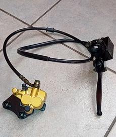 Pinza freno a disco anteriore con pastiglie moto