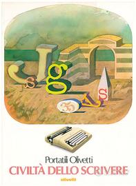 Poster Olivetti- "Civiltà dello scrivere"