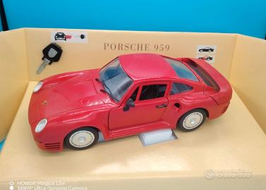Porsche 959 1:18 TG con scatola e chiave