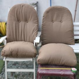 2 cuscini per sedia a sdraio, di qualità, morbidi