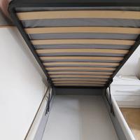 Rete a doghe per letto singolo contenitore