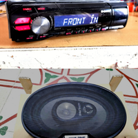Radio Sony + casse Alpine, impianto stereo audo