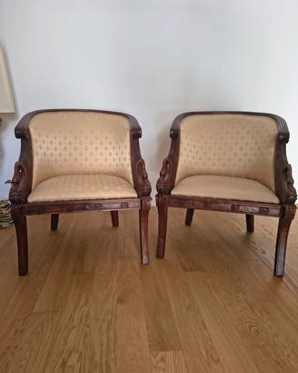 poltroncine stile Impero 