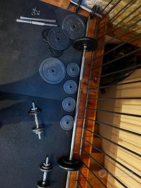 ATTREZZATURA PALESTRA  – SET COMPLETO