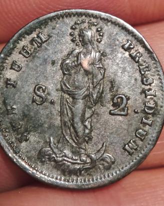 Repubblica di Genova 2 Soldi 1814