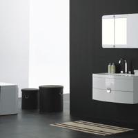 Mobile Bagno Sospeso Laccato Bianco