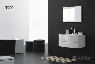 Mobile Bagno Sospeso Laccato Bianco