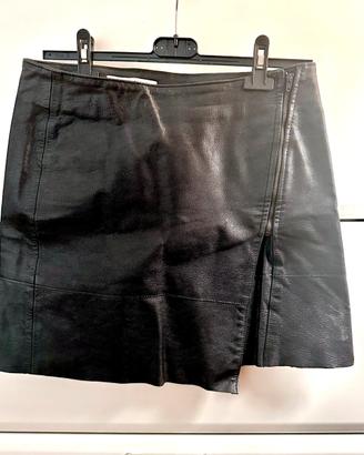 Mini gonna in pelle Pennyblack