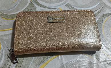 Portafoglio glitter oro Stradivarius