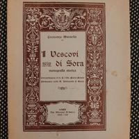 I Vescovi Di Sora di Crescenzo Marsella 1935 ORIGI