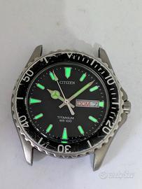 Vintage Citizen 5500-S70070-HSB rare Diver ACTION
