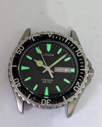 Vintage Citizen 5500-S70070-HSB rare Diver ACTION