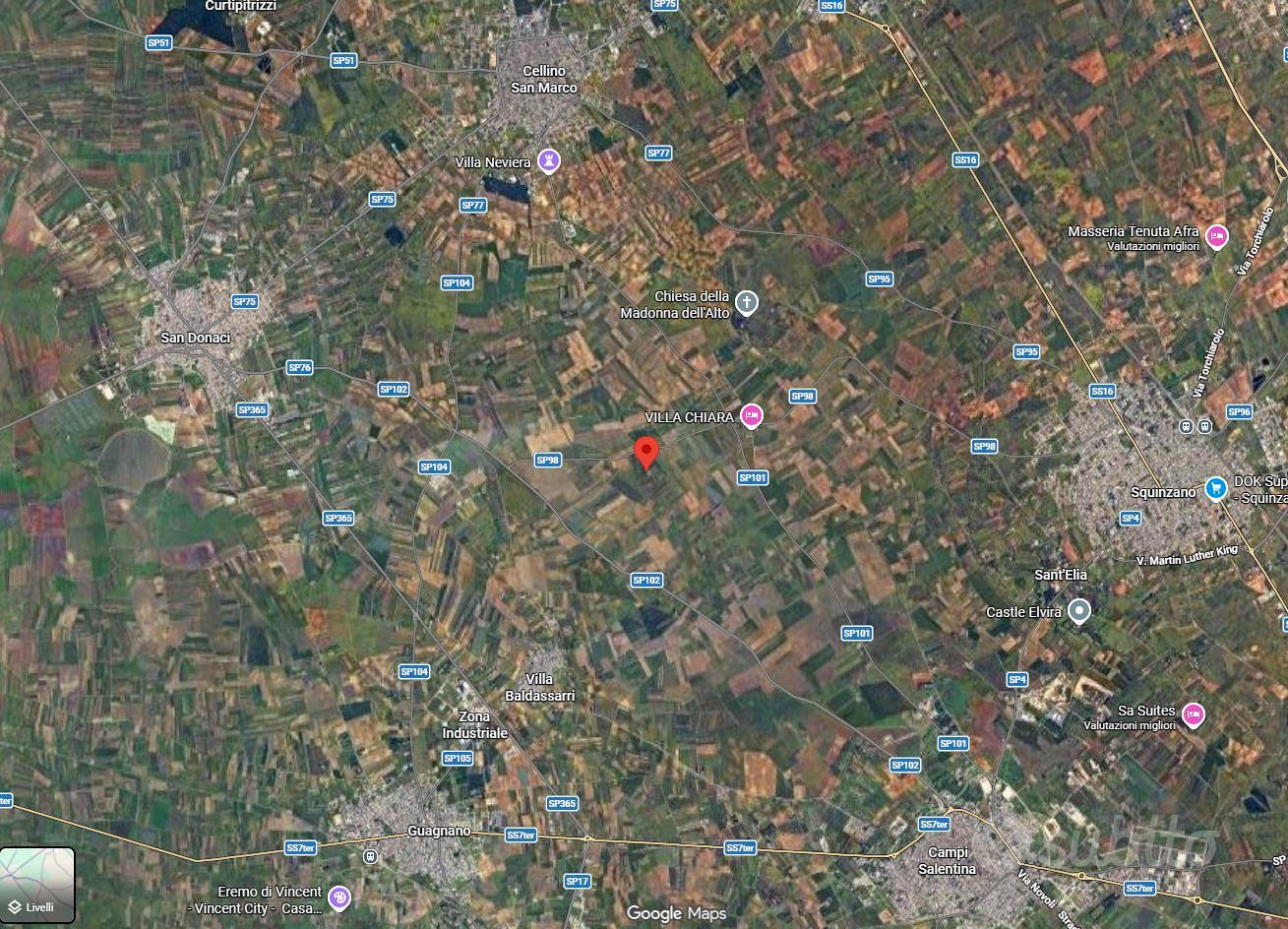 TERRENO AGRICOLO DI 1,38 ETTARI CON ULIVI GIOVANI - Vista 2