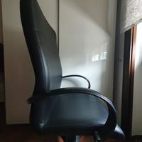 Poltrona in pelle da scrivania