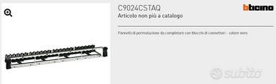 n.3 Bticino C9024CSTAQ PANELLO PERMUTAZIONE TIPO