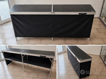 VEVOR Bancone Pieghevole Portatile 198 cm – DJ /