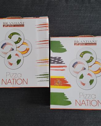 Set Piatti da pizza Bicchieri Coltelli - BRANDANI