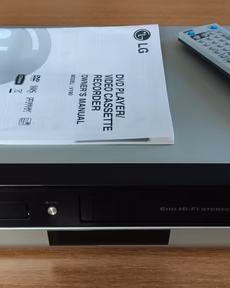 Videoregistratore con lettore DVD LG V190