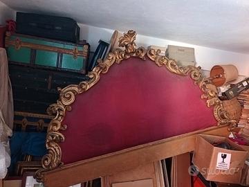 Testata antica del ‘700 - legno intagliato e dorat