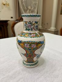 vaso in ceramica vintage stile Chinoiserie
