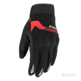 GUANTI TESSUTO MOTO FIRST ROSSO PROTEZIONI NOCCHE