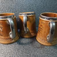 3 boccali da birra Lord Nelson Pottery England 