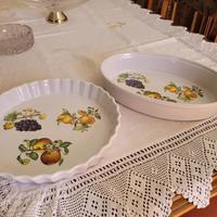 Tortiera e pirofila in ceramica