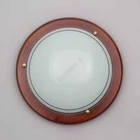 Plafoniera rustico Rigo Ø 40 cm marrone IP20