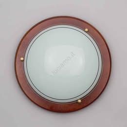 Plafoniera rustico Rigo Ø 40 cm marrone IP20