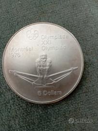 5 Dollari 1976 olimpiadi montreal