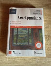 libro di antologia/narrativa “Corrispondenze” 1º