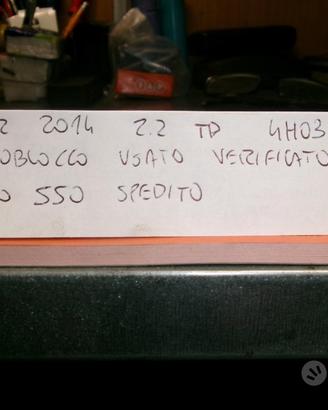 Monoblocco boxer 2.2 hdi tipo motore 4h03