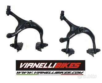 Coppia freni corsa fixed road c-star 700 black