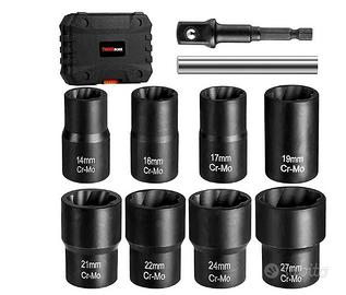 Set di chiavi a bussola in cromo molibdeno nuove