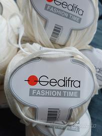 Gomitoli fettuccia cotone Fashion Time di Gedifra
