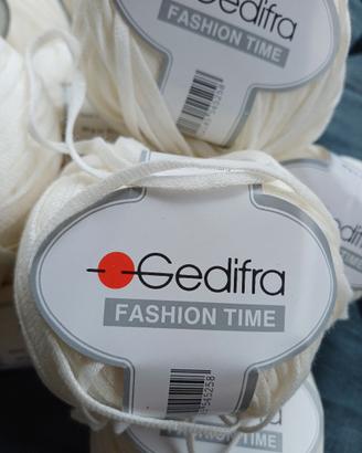 Gomitoli fettuccia cotone Fashion Time di Gedifra