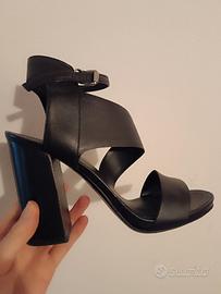 scarpe donna sandali neri Janet &Janet 